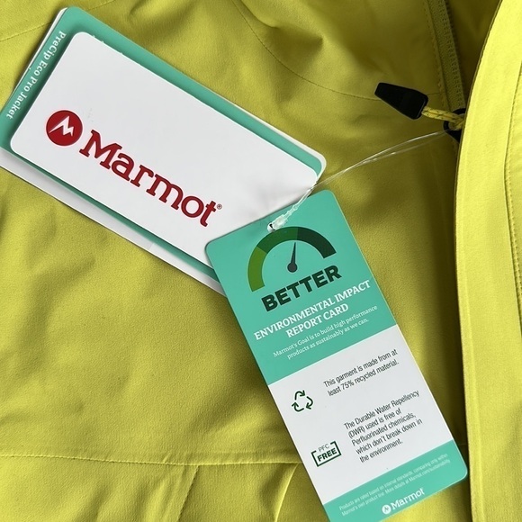 Marmot Men's PreCip Eco Pro Jacket Color:
Limelight men’s small m large - Picture 7 of 12